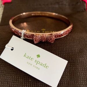 “Take a Bow” Enamel Bangle - Kate Spade